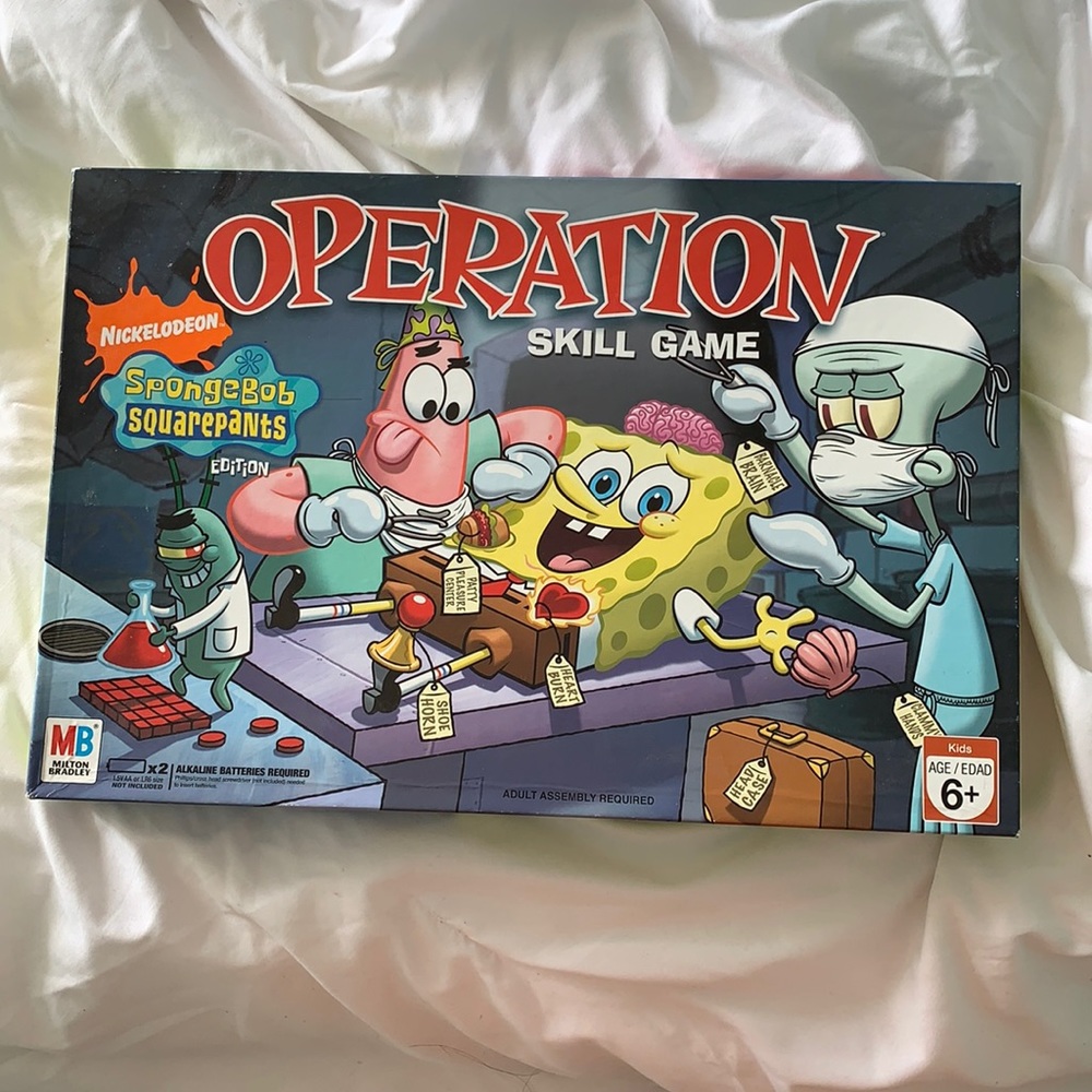 spongebob operation game